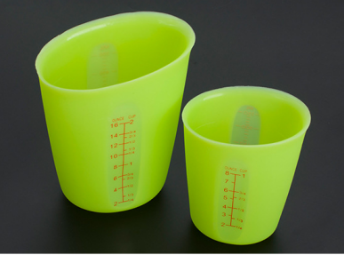 矽膠量杯 帶刻度 加厚（hòu）