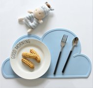 矽膠雲朵兒童餐墊（diàn）