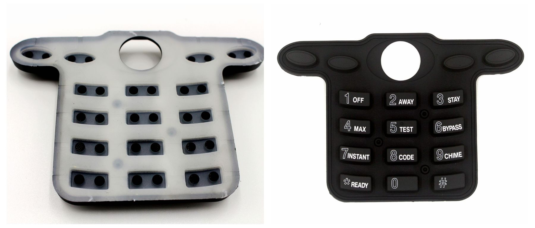 <font color='#0000FF'>噴塗矽膠按鍵/鐳雕矽膠按鍵</font>