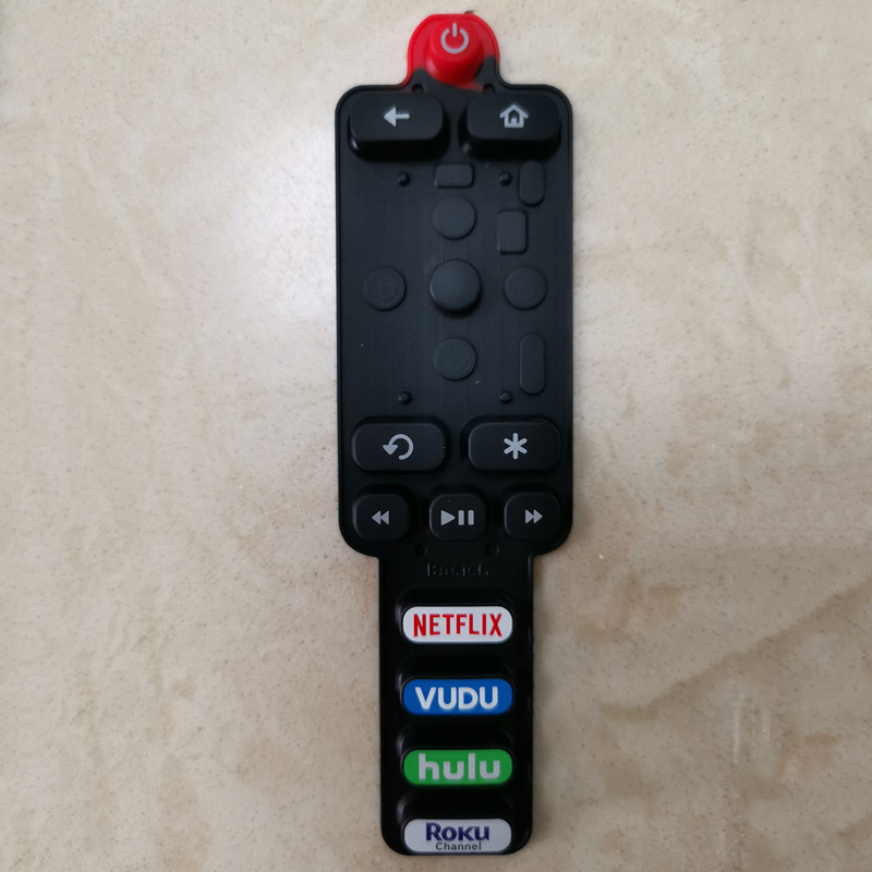 <b>遙控器按鍵/絲（sī）印矽膠按鍵（jiàn）/二次成型矽膠按鍵</b>